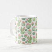 Mug Jardin de Fleurs de Cactus (Devant gauche)