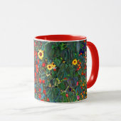 Mug Jardin de fleurs de Gustav Klimt (Devant droit)