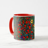 Mug Jardin de fleurs de Gustav Klimt (Devant gauche)