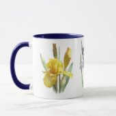 Mug Jardin de fleurs d'iris (Gauche)