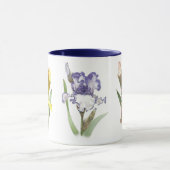 Mug Jardin de fleurs d'iris (Centre)