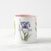 Mug Jardin de fleurs d'iris (Centre)