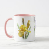 Mug Jardin de fleurs d'iris (Gauche)