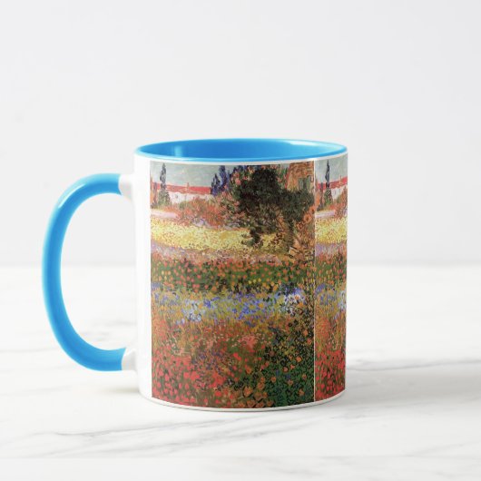 Mug Jardin de fleurs par Vincent van Gogh (Gauche)
