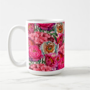 Mug Jardin de fleurs romantique