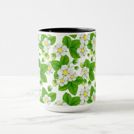 Mug Jardin de fraises 2 (Centre)