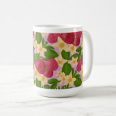 Mug Jardin de Fraises Sucrées & Fleur Botanique Esthét (Devant droit)