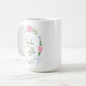 Mug Jardin de la bouillie de café (Devant gauche)