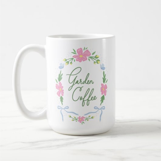 Mug Jardin de la bouillie de café (Gauche)