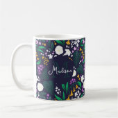Mug Jardin de la Lune de nuit Floral Motif botanique (Gauche)