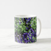 Mug Jardin de lavande géométrique (Devant droit)