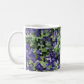 Mug Jardin de lavande géométrique (Gauche)