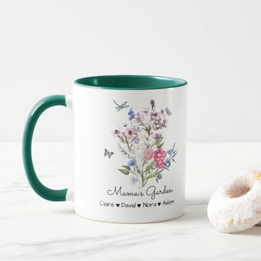 Mug Jardin de maman personnalisée (Avec donut)