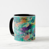 Mug Jardin de papillons et une plume (Devant gauche)