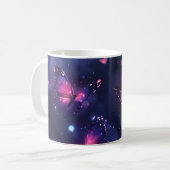 Mug Jardin de papillons nocturnes célestes (Devant gauche)