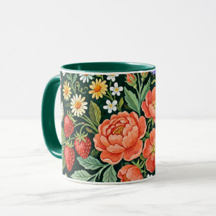 Mug Jardin de paysage d'art folklorique