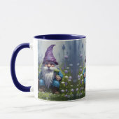 Mug Jardin de printemps bleu Gnome (Gauche)