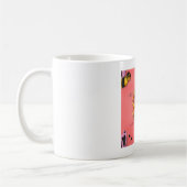 Mug Jardin de printemps mignon de l'abeille et rose fl (Gauche)