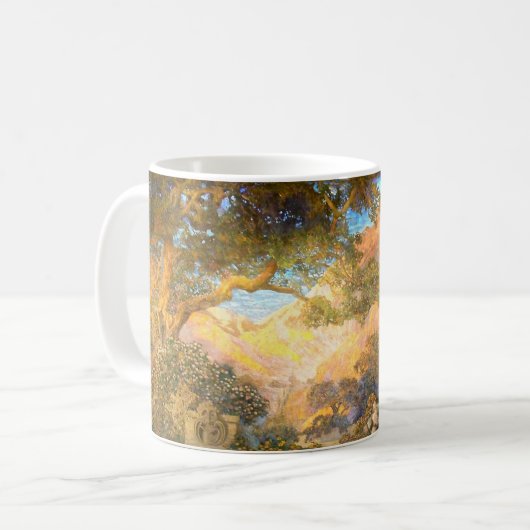 Mug Jardin de rêve Art nouveau par Maxfield Parrish (Devant gauche)