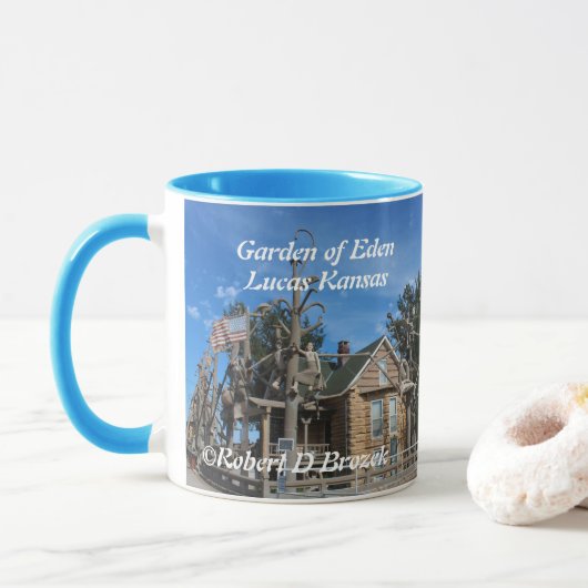 Mug Jardin d'Eden Lucas Kansas (Avec donut)