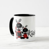 Mug Jardin d'enfants de coccinelle (Devant gauche)
