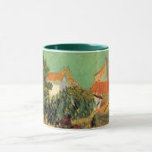 Mug Jardin derrière une maison par Vincent van Gogh (Centre)