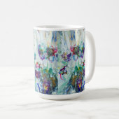 Mug Jardin des colibris Peinture abstraite (Devant droit)