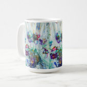 Mug Jardin des colibris Peinture abstraite (Devant gauche)