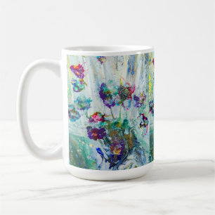 Mug Jardin des colibris Peinture abstraite