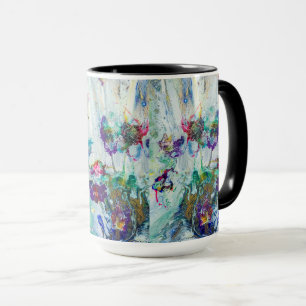 Mug Jardin des colibris Peinture abstraite