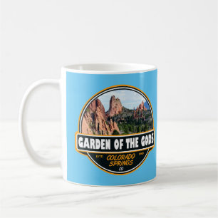 Mug Jardin des dieux Colorado Springs Emblem de voyage