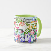 Mug Jardin des fleurs Mah Jongg (Devant droit)