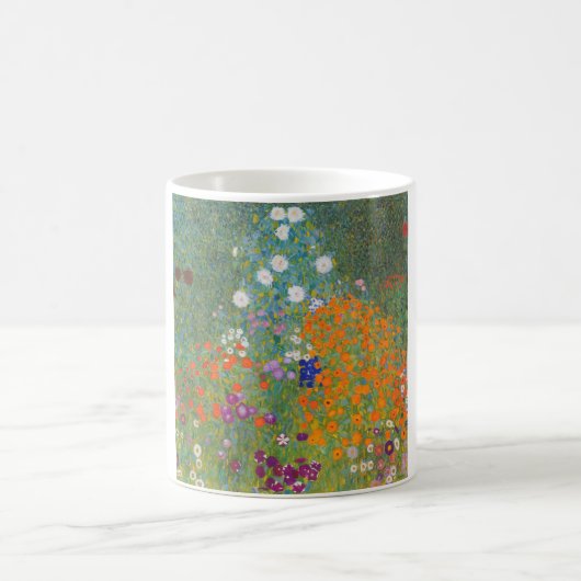 Mug Jardin des fleurs (par Gustav Klimt) (Centre)