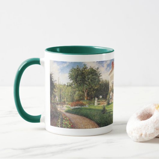 Mug Jardin des Mathurins à Pontoise par Pissarro (Avec donut)