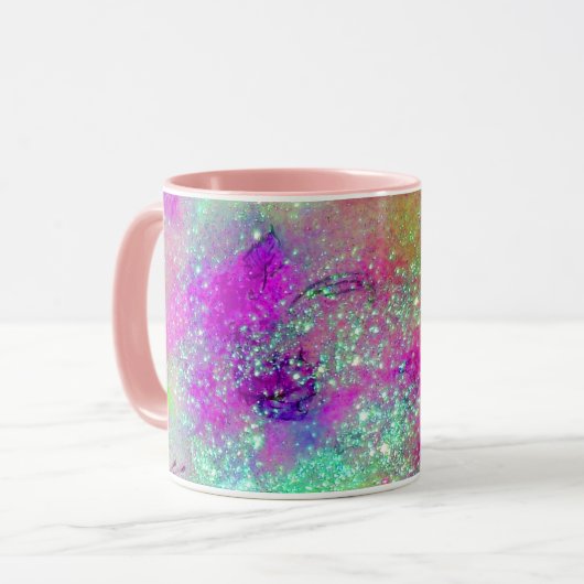 Mug JARDIN DES OMBRES PERDUES -violet violet rose (Devant gauche)