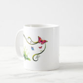 Mug Jardin des papillons (Devant gauche)