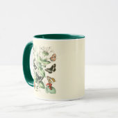 Mug Jardin des papillons et des fleurs (Devant gauche)