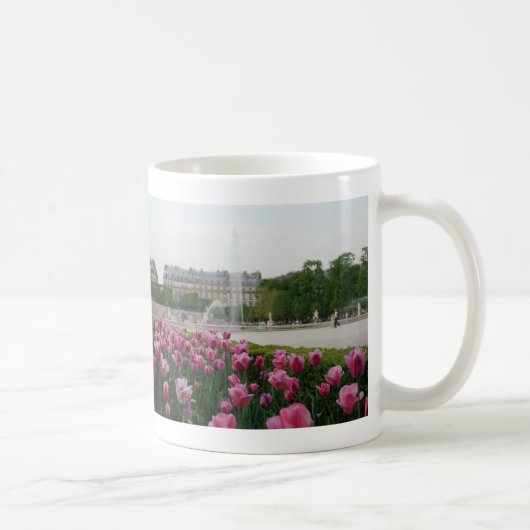 Mug Jardin des Tuileries en fleurs (Droite)