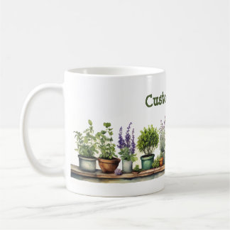 Mug Jardin d'herbes potées personnalisable
