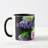 Mug Jardin d'Hydrangea, rose, bleu, mauve maman à fleu (Gauche)
