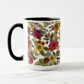 Mug Jardin d'oiseaux et de fleurs 1 (Gauche)