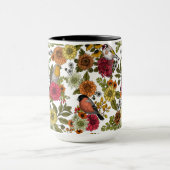 Mug Jardin d'oiseaux et de fleurs 1 (Centre)