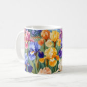 Mug Jardin en iris coloré (Devant gauche)