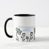 Mug Jardin en pastel (Gauche)