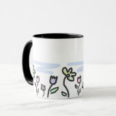 Mug Jardin en pastel (Devant gauche)