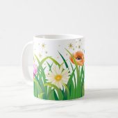 Mug jardin enchanté-scène fleurie (Devant gauche)