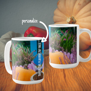 Mug Jardin encore vie avec citrouille orange
