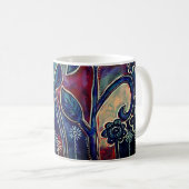 Mug Jardin Fleur de Lotus fantasmagorique Art original (Devant droit)