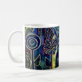 Mug Jardin Fleur de Lotus fantasmagorique Art original (Gauche)