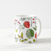 Mug Jardin Fleur sauvage botanique (Devant droit)